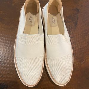 Ugg White Slip Ons